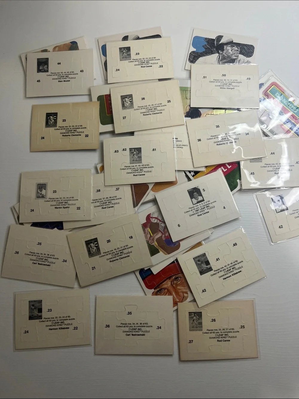 40+ Donruss King Puzzle Miscellaneous Baseball Card Lot